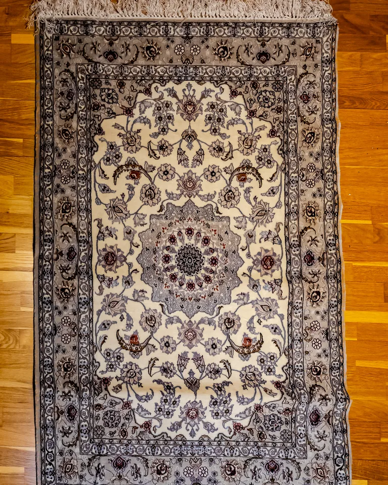Persian-style patterned carpet runner