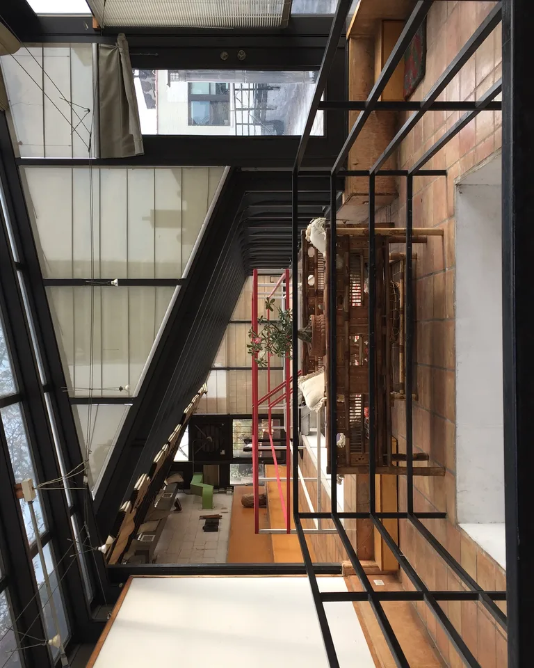 Interior skylight bringing daylight into a building