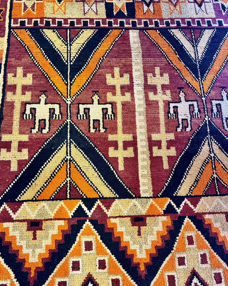 Runner rug in a hallway
